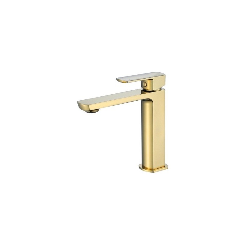 MAURICIO Grifo Lavabo Empotrado Monomando Negro Ma